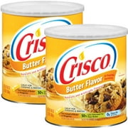 Crisco All-Vegetable Butter Flavor Shortening, 48 oz (Pack of 2)