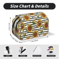 thumbnail image 5 of Sikiie Cute Sunflowers Print Flip Double-layer Pencil Case, All-purpose Stationery Bag for Study and Office, Zipper Design, Unisex, 5 of 7
