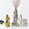 thumbnail image 3 of Visland Female Body Art Ceramic Home Tabletop Decoration Plants Flower Pot Vase Planter, 3 of 8