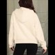thumbnail image 5 of Sudadera Holgada de Larga con Capucha y Bolsillo con Media Cremallera para Mujer, Otoño e Invierno Albaricoque XL, 5 of 10