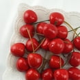 thumbnail image 3 of Coofit Artificial Fruits Lifelike Plastic 20PCS Mini Fruit Models Simulation Cherries, 3 of 8