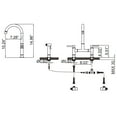 thumbnail image 5 of Matte Black High Arc Kitchen Bridge Faucet with Side Sprayer, Commercial Kitchen Faucet, 5 of 5