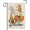 fallgnome, variant on Welcome Fall Pumpkin Garden Flag 12.5x18 Inch Small Double Sided Burlap Flags For Outside Buffalo Check Plaid Outdoor Seasonal Decor For Yard