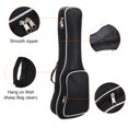 thumbnail image 4 of Unique Bargains Ukulele Case 21 Inch Ukulele Bag Single Shoulder Backpack with Adjustable Straps Black White 2 Pack, 4 of 4