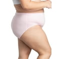 thumbnail image 3 of Fit for Me by Fruit of the Loom Women's Plus Size Flexible Fit Brief Underwear, 6-Pack, 3 of 12