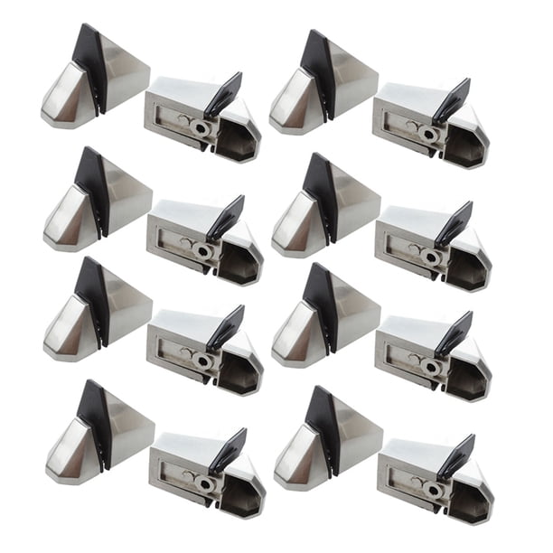 16 Piezas Soporte de Vidrio Ajustable de 3 Mm-16 mm Soporte de Abrazadera de Vidrio