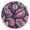 Black, variant on YAZAOO Decorative Wall Clock Size:25cm Paisley Dreams Design Pattern Clock