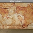 thumbnail image 6 of Ambesonne Cream Place Mats Set of 4, Grunge Map, Standard Size, Cream, 6 of 6