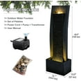 Water Fountain Outdoor Freestanding Fountains Indoor Waterfall Floor