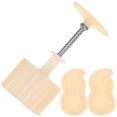 thumbnail image 4 of Chinese Cake Mold Stamps DIY Moon Molds Hand Press Maker Peanut Shaped Baking Kitchen Cookie, 4 of 5