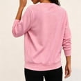 thumbnail image 6 of QQZ Quarter Zip Pullover Sweatshirt For Women, Printed V Neck Sweatshirts Fleece Long Sleeve Women's Fashion Hoodies & Sweatshirts, 6 of 7