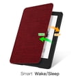 thumbnail image 2 of Ayotu Fabric Case for All-New Kindle 10th Gen 2019 Release Only - Thinnest&Lightest Smart Cover with Auto Wake/Sleep - Support Back Cover adsorption -(Not Fit Kindle Paperwhite 10th Gen 2018), Red, 2 of 6
