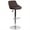 Brown, variant on Pemberly Row Adjustable Quilted Bucket Seat Bar Stool in Gray