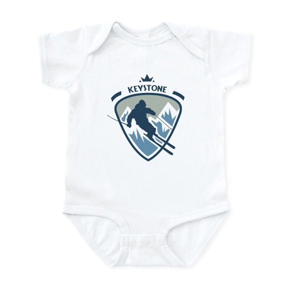 CafePress - Keystone Infant Bodysuit - Baby Light Bodysuit, Size Newborn - 24 Months