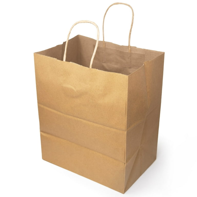 Bag Tek Kraft Newsprint Paper Bag - 12 lb - 100 count box