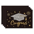 thumbnail image 1 of Graduation Party Decorations Table Placemats for Celebration Kitchen Dining Polyester Fiber Design, 1 of 5