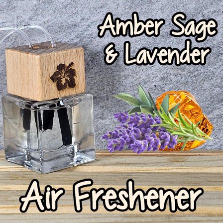 Amber Sage and Lavender Car Air Freshener