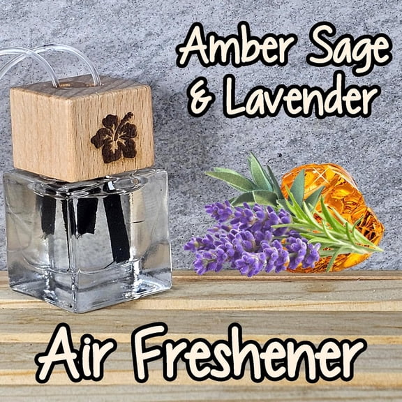 Amber Sage and Lavender Car Air Freshener
