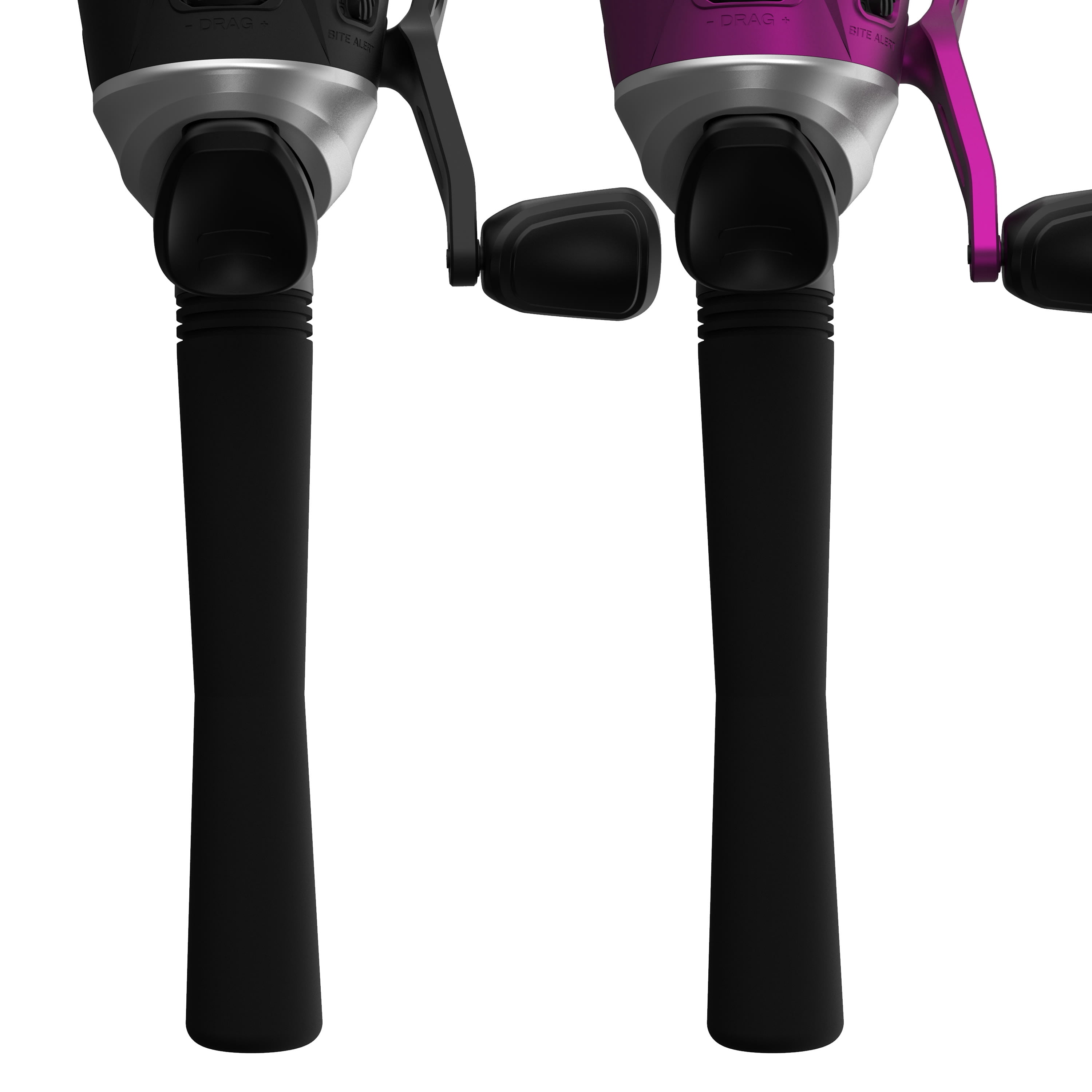 Zebco 33 Spincast Reel and Fishing Rod Combo, 6-Foot 2-Piece Rod; Assortment: Available in Black or Purple