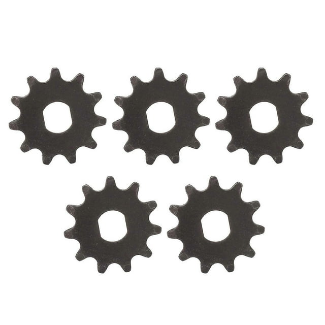 Lot de 5 pignons avant T8F 11T en acier robuste pour scooter électrique 43cc, 47cc, 49cc