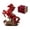 C, variant on 2026 Chinese Red Fire Horse Ceramic Statue With Wooden Base And Box For Home Tabletop Decor Good Luck Figurine For Collectors And Housewarming Gift (C)