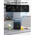 thumbnail image 4 of Hicozy Portable Ice Maker Countertop, Portable Ice Machine 9 Cubes in 6 Mins, 26 lbs/24Hrs 2 Ice Sizes, Ice Maker Machine Self-Cl, 4 of 8