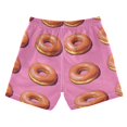 thumbnail image 7 of FORMRS Boys Swim Trunks Quick Dry Mesh Liner Boardshorts Sizes XS-XL, Pink Doughnuts, 7 of 7