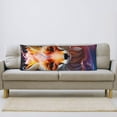 thumbnail image 6 of Bixox Color Splash Fox Portrait Print Body Pillow Cover with Zipper Closure, Cozy Fuzzy Fleece Body Pillow Case Cover 20 x 54 Inches,Long Body Pillow Pillowcase, 6 of 6
