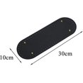 thumbnail image 4 of Juego de 3 piezas de bolsa de cuero pu, gancho inferior para cojín, parte inferior ovalada de 30x10cm con gancho con orificio, parte inferior para bolsa tejida a mano DIY oso de fresa Electrónica, 4 of 5