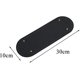 thumbnail image 4 of Juego de 3 piezas de bolsa de cuero pu, gancho inferior para cojín, parte inferior ovalada de 30x10cm con gancho con orificio, parte inferior para bolsa tejida a mano DIY, 4 of 5