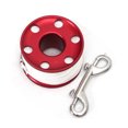 thumbnail image 2 of Eigraketly Carrete de buceo de 50m con forma de bocina, línea de alta visibilidad, rueda de alambre de aluminio, fuerte resistencia a la tracción, buzo Deportes acuáticos Rojo Eigraketly OD024325-03, 2 of 6