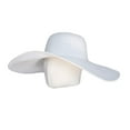 thumbnail image 4 of Women's Wide Brim Sun Hat - UV Protection Floppy Straw Sunhat Summer Beach Vacation Essentials 7 1/4, 4 of 7