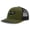 Loden Black, variant on Richardson Trucker Hat Western Farm Animal Cow Cattle Angus Bull Polyester Baseball Cap Snapback Heather Grey Black Design Only