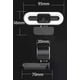 thumbnail image 4 of 4K USB Plug & Play Webcam with Built-in Microphone Lighting for Live Streaming Video Call, 4 of 5
