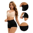 thumbnail image 3 of DARING DIVA Women's Tummy Control Lace Mesh Underwear Brief Shapewear Panties Black S, 3 of 6