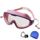 thumbnail image 1 of Gafas de natación HD de marco grande para niños | Diseño impermeable a prueba de fugas | Lentes panorámicas transparentes antivaho | Protección UV | Montura de silicona suave | Correa ajustable, 1 of 1