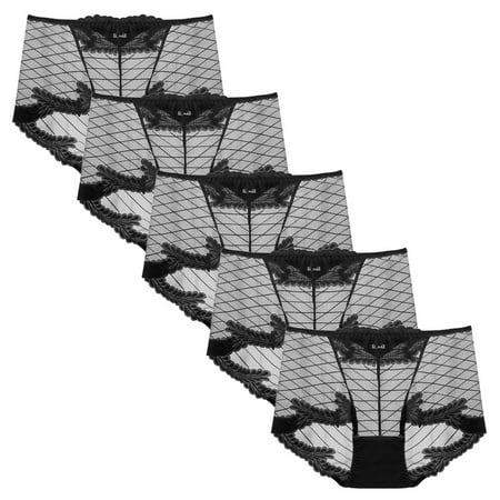 

Sexy Ladies Transparent Lace Panties Cotton Hollow Breathable Quality Underpants cotton briefs for women ladies underpants women underpants