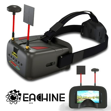Eachine VR D2 Pro Upgraded Raceband 5'' 800*480 40CH 5.8G Diversity FPV Goggles with DVR Lens Adjustable
