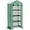 Green, variant on HLL 4 Tier Mini Greenhouse with Screen Roof, 27.6" x 19.7" x 62.2", Portable Small Greenhouse with High Strength PE Cover, Roll-Up Zipper Door for Garden Yard Backyard, Green