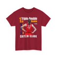 thumbnail image 2 of Indiana Caitlin Clark #22 Record Cartoon Women Basketball Unisex Cotton Tee, 2 of 7