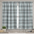 thumbnail image 2 of Ambesonne Abstract Valance & Curtain, Symmetry Fashion Image, 55"x45", Pale Blue Grey, 2 of 6