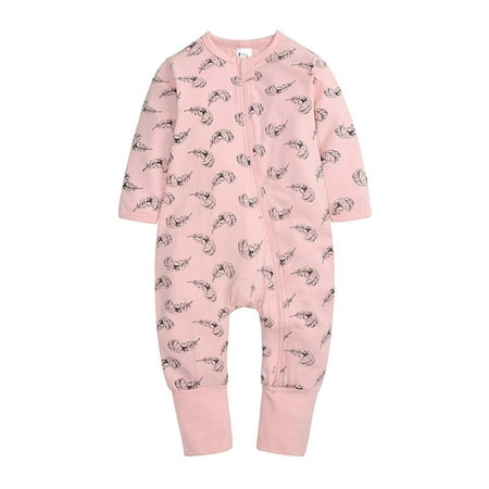 

Wolfast Promotion Newborn Baby Boys Girls Long-sleeve Cartoon Romper Jumpsuit Clothes Outfits