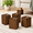 4 inch Square, variant on Furniture Risers 3 Inch Round Set of 6, Heavy Duty Wooden Lifts for Bed, Table, Sofa, Desk