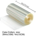 thumbnail image 2 of Cake Collars 3.94x 3.94inch - Clear Acetate Strips, Transparent Acetate Roll, Mousse Cake Collar for Chocolate Mousse Baking, Cake Decorating, 2 of 7