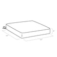 thumbnail image 5 of ARDEN Basics Outdoor Seat Pad Cushion, 17 x 17, Water Repellent and Fade Resistant, Mink Brown Mila, 5 of 9
