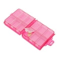 thumbnail image 6 of Unique Bargains 1 Pc Pill Case 12 Grid Pill Box Matt Rose Red, 6 of 6
