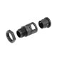 thumbnail image 4 of Conector de tubo de onda de plástico negro para tubo corrugado AD13 3Pcs, 4 of 4