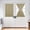 Beige, variant on Blackout Door Curtain for Glass Doors 40 Inches Long