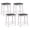 24-inch Height, variant on Upholstered Bar Stools Set of 2, 29-Inch Backless Counter Height Dining Stools with Delicate Wood Carving, Footrest, Solid Rubber Wood Frame, Farmhouse BarStools for Kitchen Island Bar, White