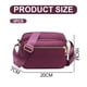 thumbnail image 2 of Bolso bandolera de nailon para mujer, bolso multibolsillo impermeable, correa pequeña, ligera y ajustable, 2 of 5